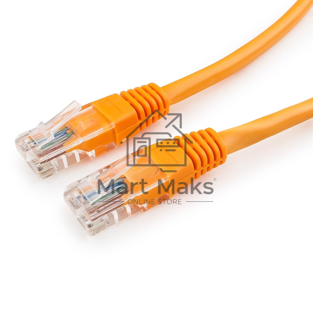 Патч-корд UTP Cablexpert PP12-1.1.5M/O кат.5e, 1.5 м, литой, многожильный (оранжевый)