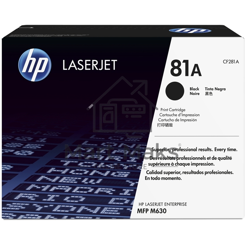 Тонер Картридж HP 81A CF281A черный для HP LJ Pro M630dn/f/h/z (10500 стр.)