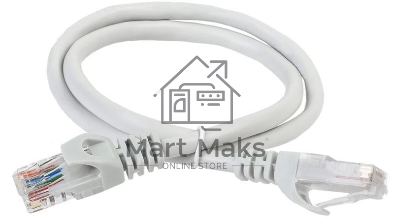 Коммутационный шнур (патч-корд) ITK PC01-C5EUL-05M, кат.5Е UTP, LSZH, 0,5м, серый