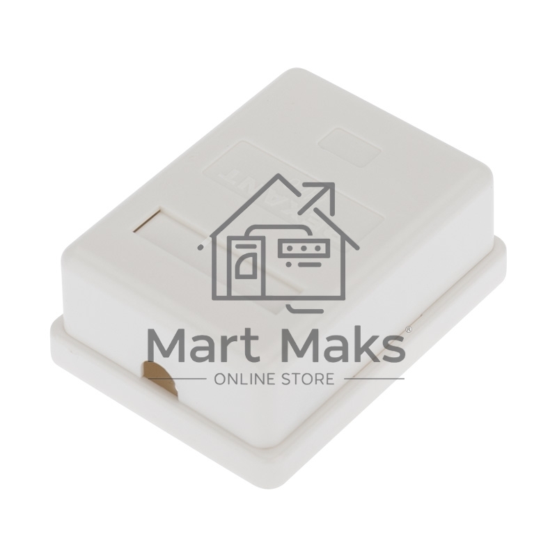 Розетка компьютерная внешняя, 1-порт RJ-45 (8P8C), UTP неэкранированная, категория 6, Rexant