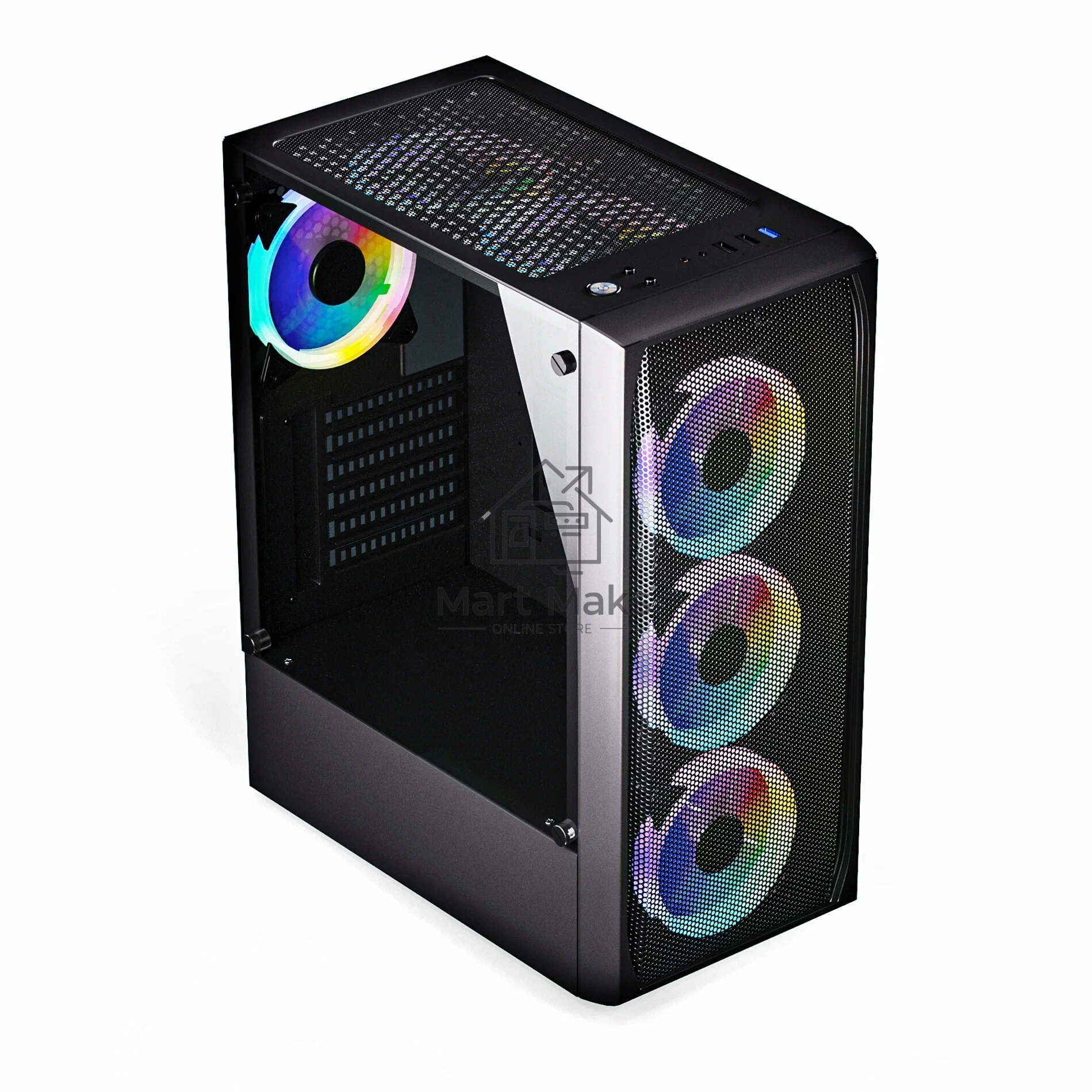 Компьютерный корпус ABR GQ-3 (8017) (USB3.0X1 + USB2.0 X2+audio)