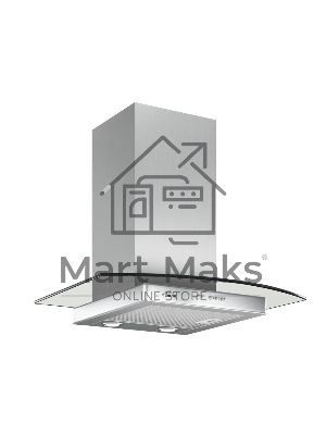 Вытяжка каминная Elikor Кристалл 60Н-430-К3Д нерж/тонир, 59 см, 430 куб. м/ч, 54 дБ