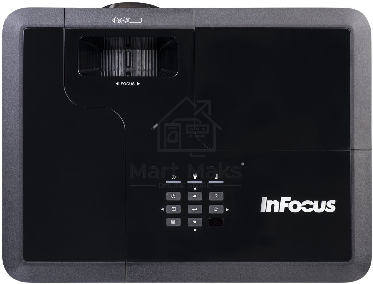 Проектор INFOCUS IN136ST DLP, 4000 ANSI Lm,WXGA (1280x800), 28500:1, 0.521:1, 3.5mm in,Composite video, VGA, HDMI 1.4a x3 (поддержка 3D), USB-A (для SimpleShare и др.), лампа 15000ч.(ECO mode),3.5mm out, Monitor out(VGA),RS232,RJ45,21дБ, 4,5 кг.
