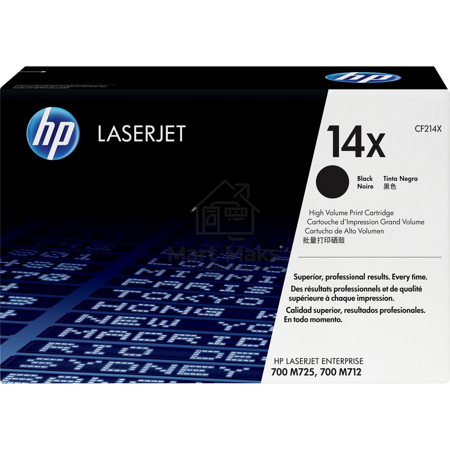 Картридж лазерный HP CF214X черный для LaserJet 700 MFP M712 17 500стр.