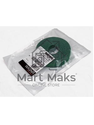 Лента (липучка) в рулоне Hyperline WASNR-5x16-GN ширина 16 мм, длина 5 м, зеленая