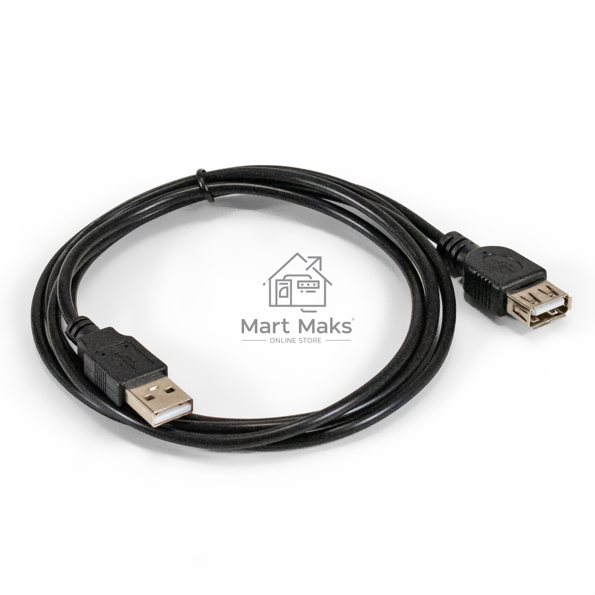 Удлинитель USB 2.0 ExeGate EX-CC-USB2-AMAF-1.5 (Am/Af, 1,5м)