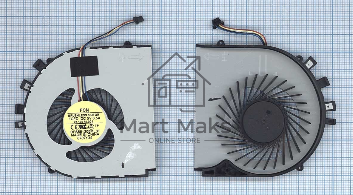 Вентилятор (кулер) для ноутбука Asus VivoBook A450 F450 K450V X450