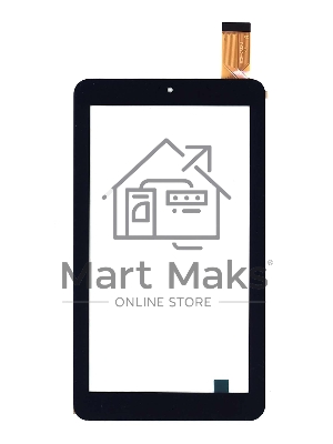Сенсорное стекло (тачскрин) FPC-TP070255(X71)-01, черное
