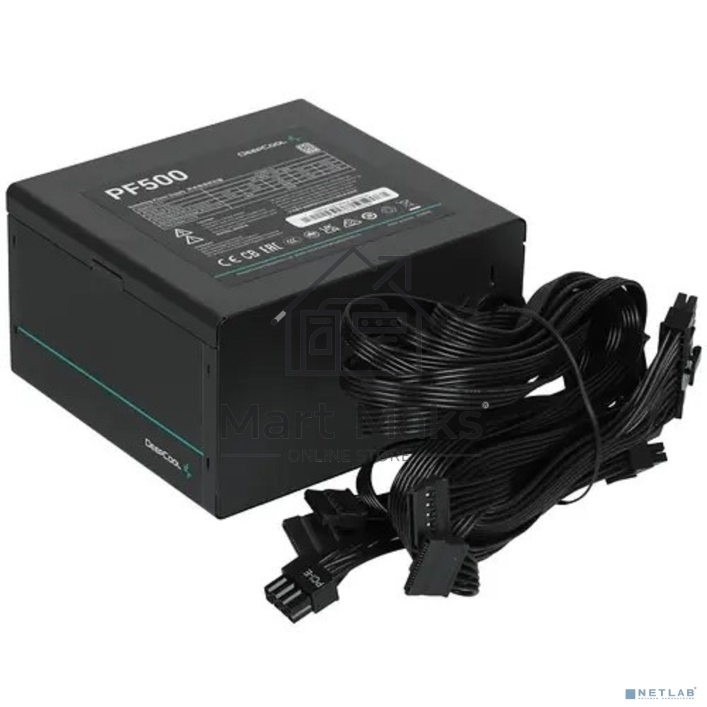 Блок питания Deepcool / GamerStorm PF500, 500Вт, 80 PLUS, 120мм, черный