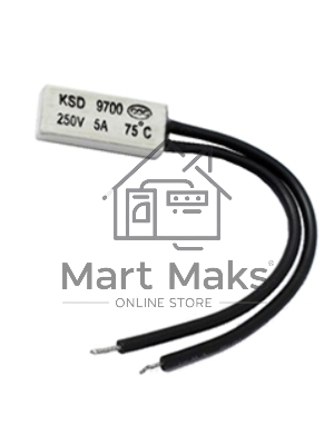 Термостат биметаллический KSD9700 5А/75 С нормально замкнутый
