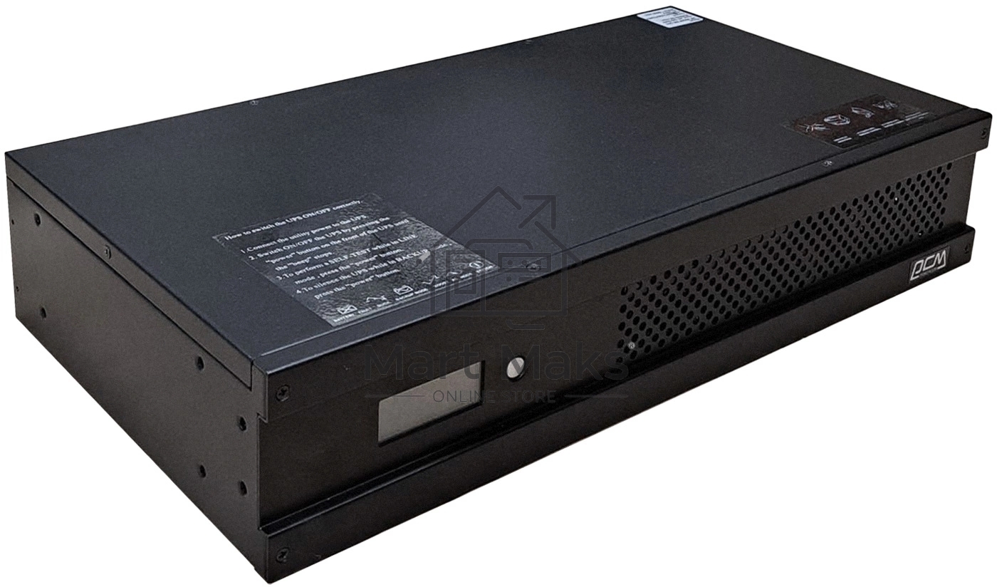 Источник бесперебойного питания PowerCom Infinity INF-1500AP RM (3U) 1050Вт 1500ВА черный