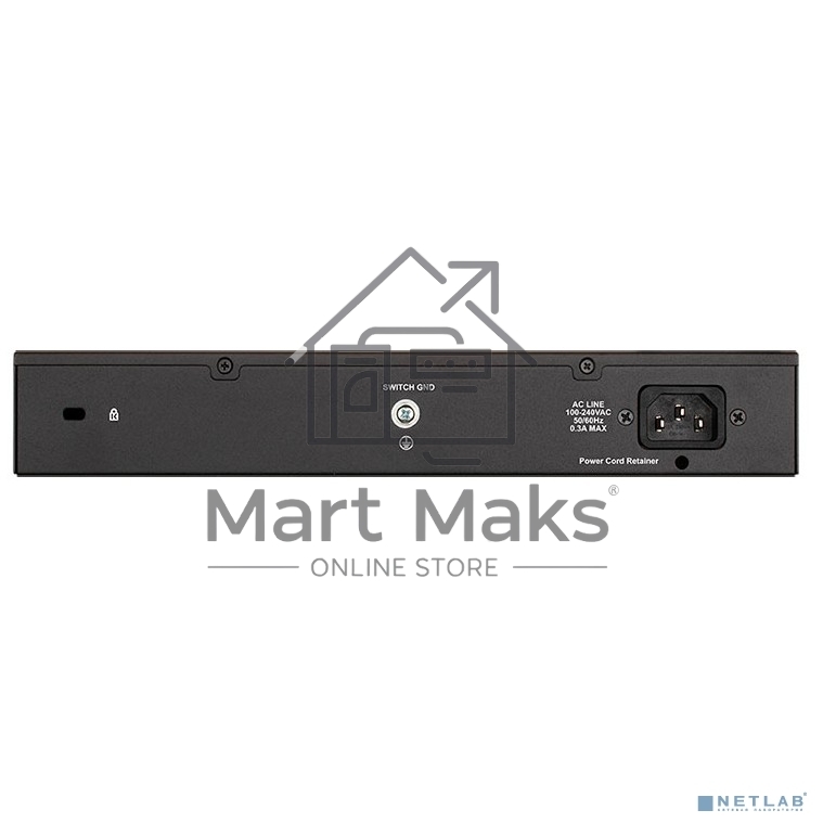 Неуправляемый коммутатор D-Link DGS-1024D/J1A с 24 портами 10/100/1000Base-T