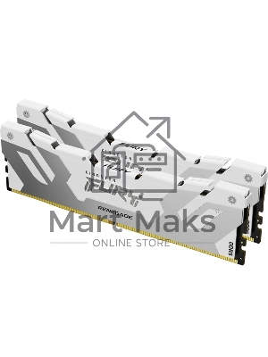 Оперативная память Kingston Fury Renegade, DDR5, 32Gb (2x16Gb), 8000MHz, CL38, DIMM, радиатор, белый