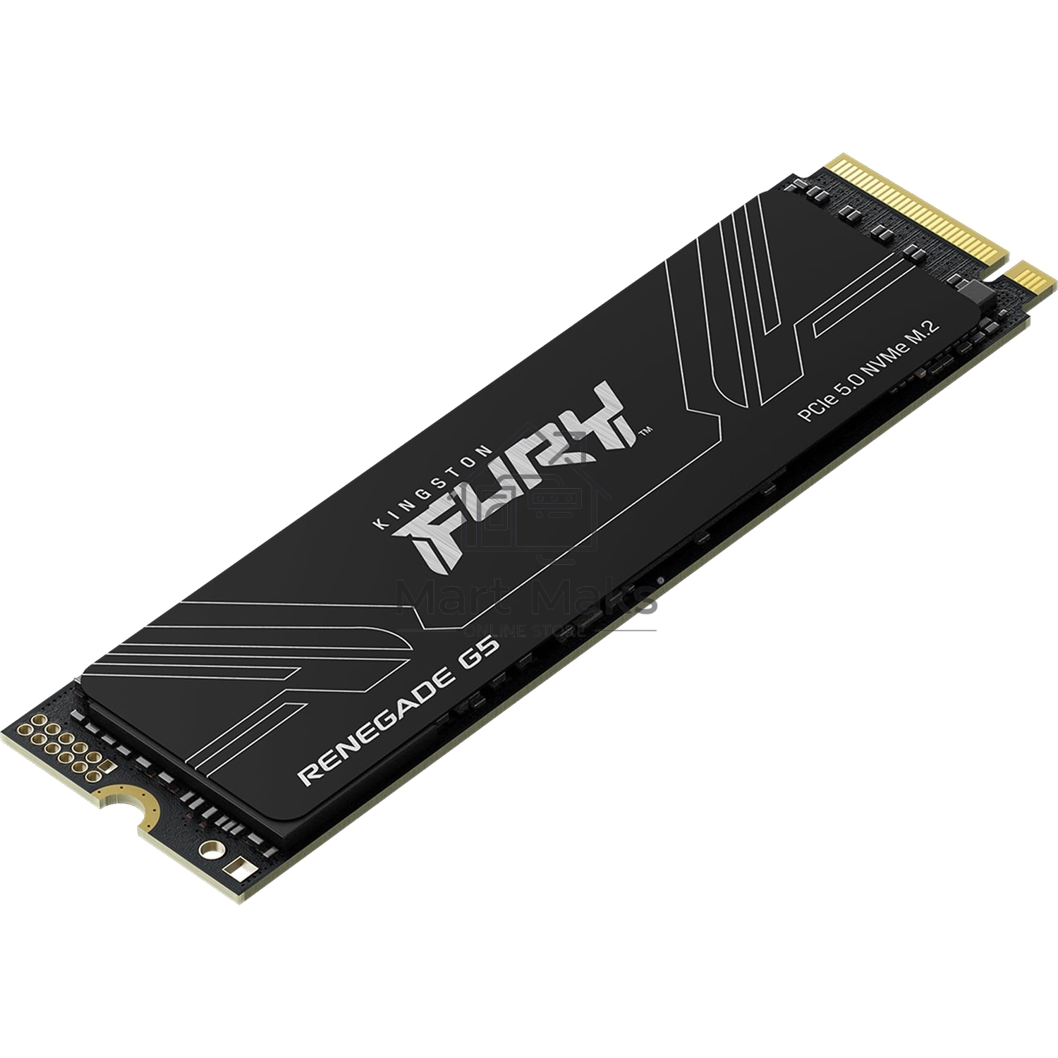 Твердотельный накопитель Kingston SSD Fury Renegade, 1024GB, M.2(22x80mm), NVMe, PCIe 5.0 x4, 3D TLC, R/W 14200/11000MB/s, IOPs 2 200 000/2 150 000, TBW 1000, DWPD 0.5 (12 мес)