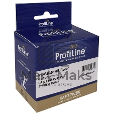Картридж струйный ProfiLine PL-C9361HE №136 для принтеров HP DJ 5443/D4163/5743/6543/9803 Color водные
