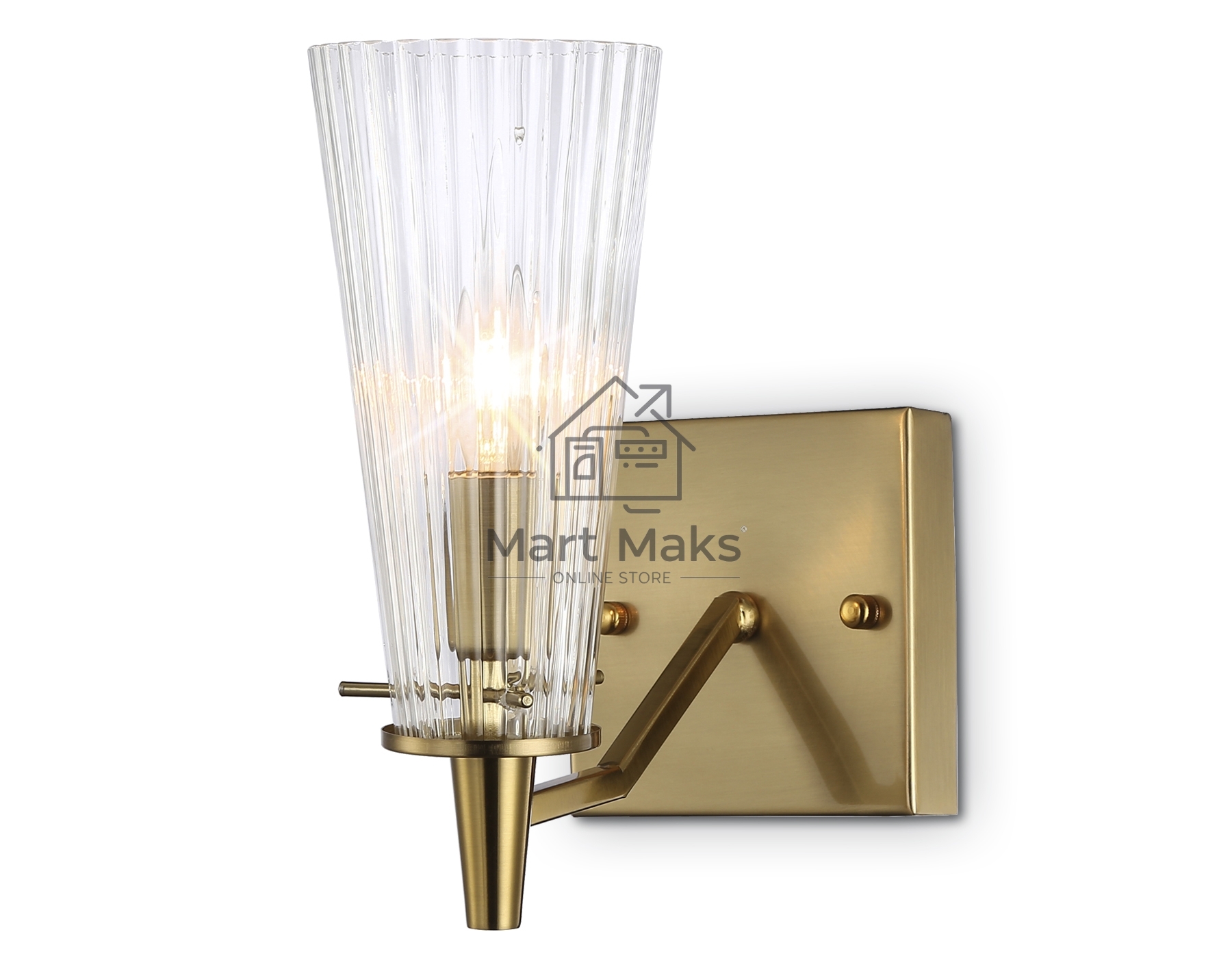 Светильник Ambrella light TR3236 BS/FR латунь/белый матовый E14 max 40W 250*120*210
