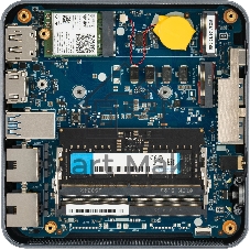 Неттоп IRU Tactio 515 i5 12450H (2) 16Gb SSD512Gb Iris Xe Windows 11 Pro 64 2xGbitEth WiFi BT 100W серый (RUS) (2195518)