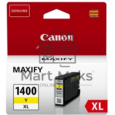 Картридж струйный Canon PGI-1400XL желтый (935 стр. 12 мл) для Canon MAXIFY МВ2040/2340/2740