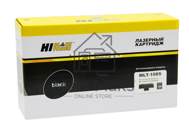 Картридж Samsung ML1640/1641/2240/2241Black (Hi-Black) MLT-108S, 1,5К      