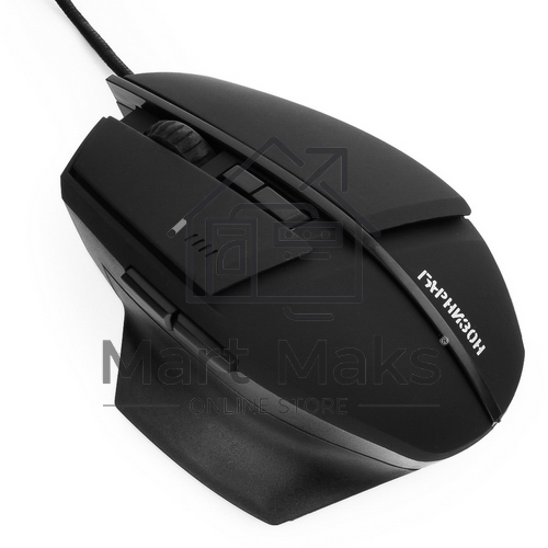 Мышь проводная Гарнизон GM-740G черный, 3200 dpi, USB, кнопки - 7