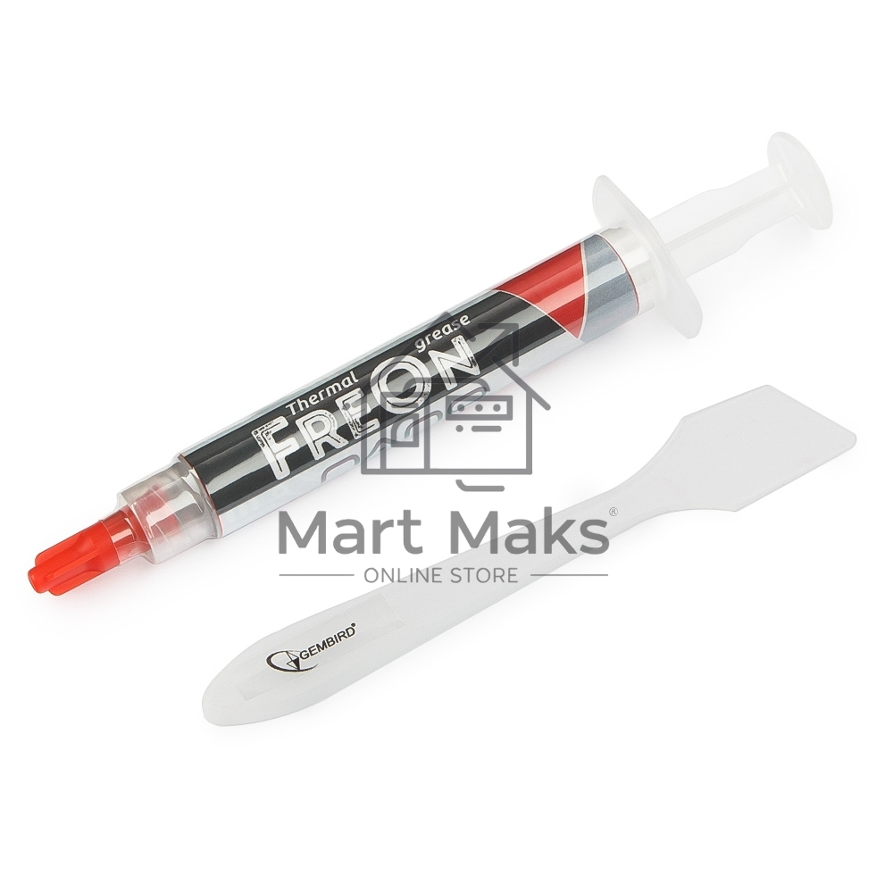 Термо паста Gembird FreOn Nano GF-31-1.5 для радиаторов, 1,5гр, шприц