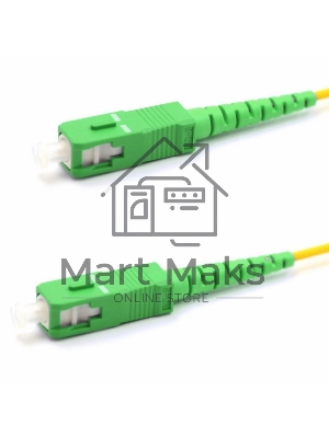 Патч-корд оптический соединительный (SM), 9/125 (OS2), SC/APC-SC/APC, (Simplex), LSZH, 10м