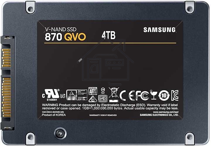 Накопитель SSD Samsung 4TB 870 QVO, V-NAND, 2.5