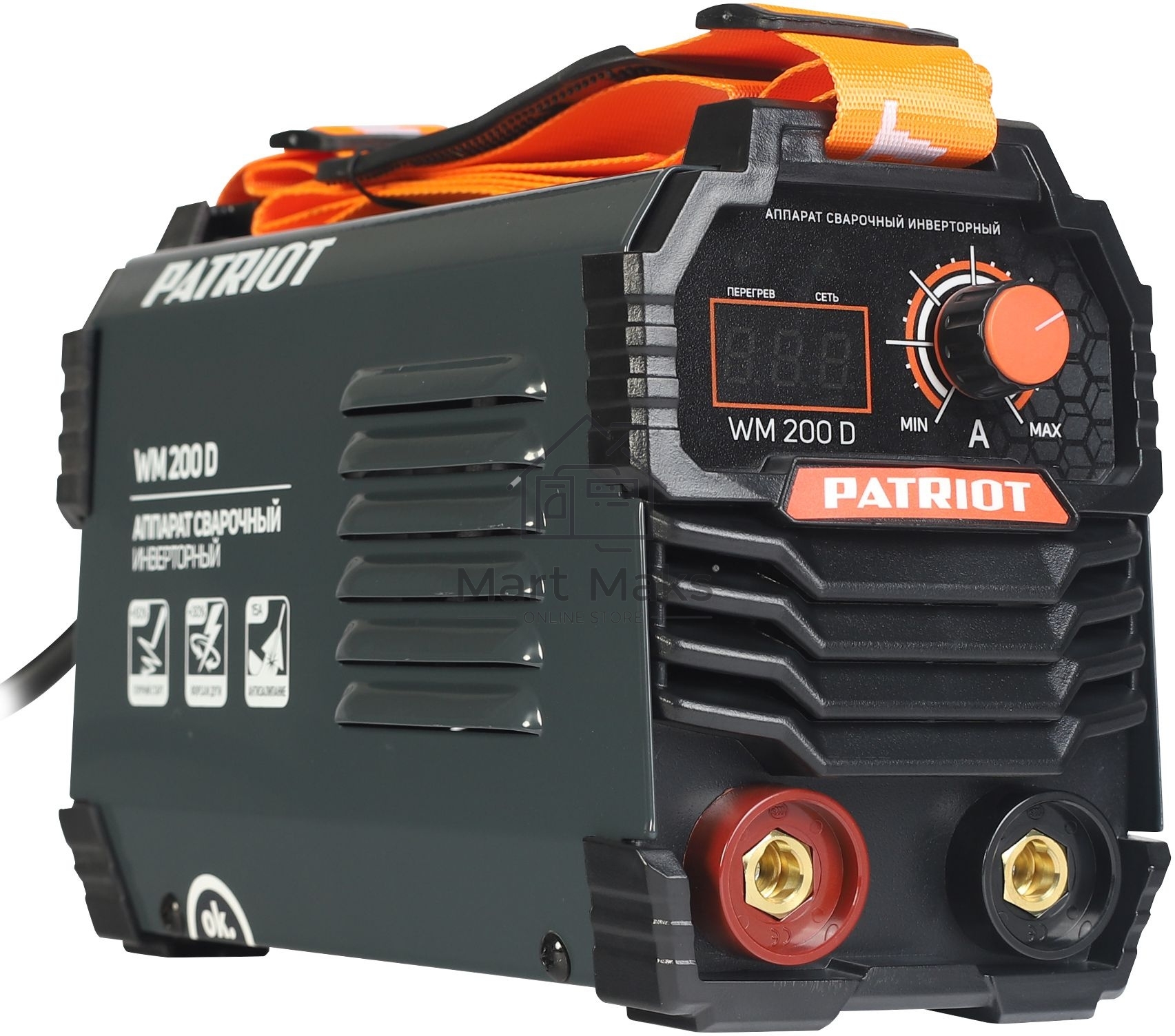 Сварочный аппарат Patriot WM200D инвертор ММА 9.1кВт