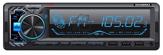 Автомагнитола Soundmax SM-CCR3182FB 1DIN 4x50 Вт