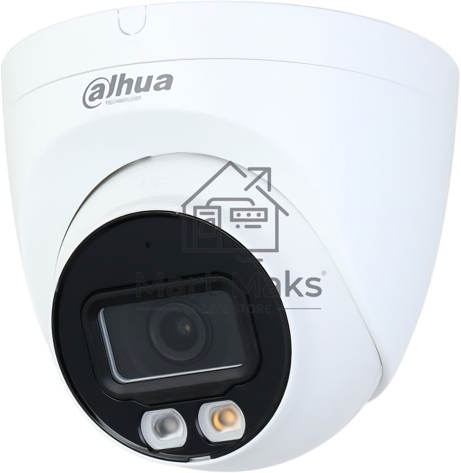 Видеокамера Dahua DH-IPC-HDW2449TP-S-IL-0360B уличная купольная IP-видеокамера 4Мп 1/2.7” CMOS объектив 3.6мм
