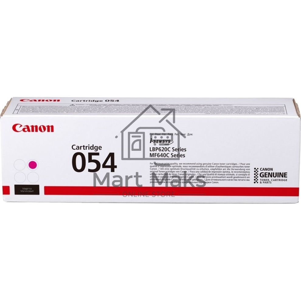 Картридж лазерный Canon 054 M (3022C002) пурпурный (1200 стр.) для Canon MF645Cx/MF643Cdw/MF641Cw/LBP623Cdw/621Cw