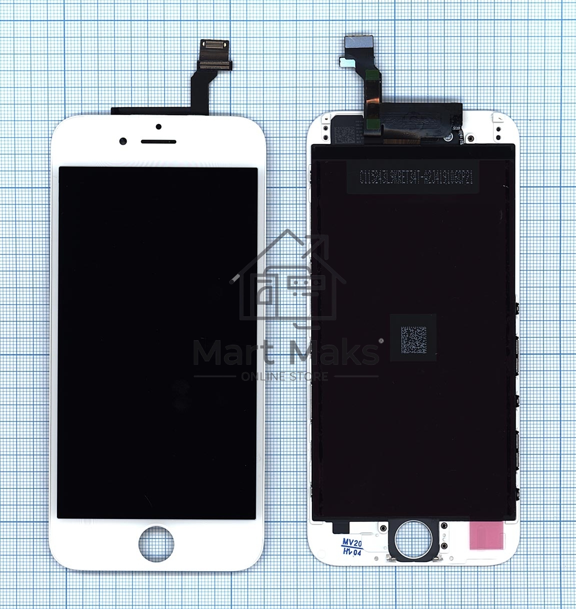 Дисплей для iPhone 6 в сборе с тачскрином (FOG) белый