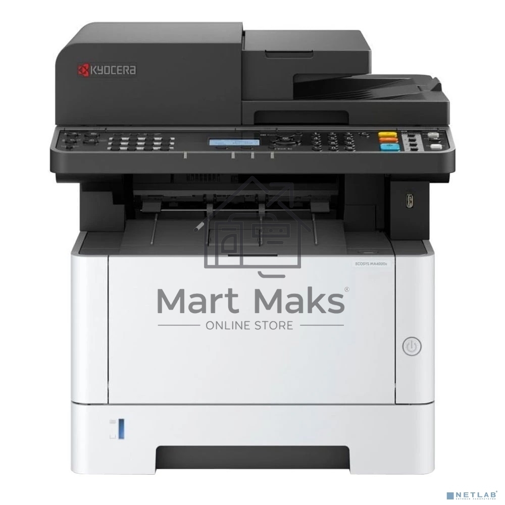 МФУ лазерный Kyocera MA4000x (110C143NL0), A4, монохромный, печ. до 40 стр/мин, 1200 х 1200 dpi, USB, Ethernet (замена M2040dn)