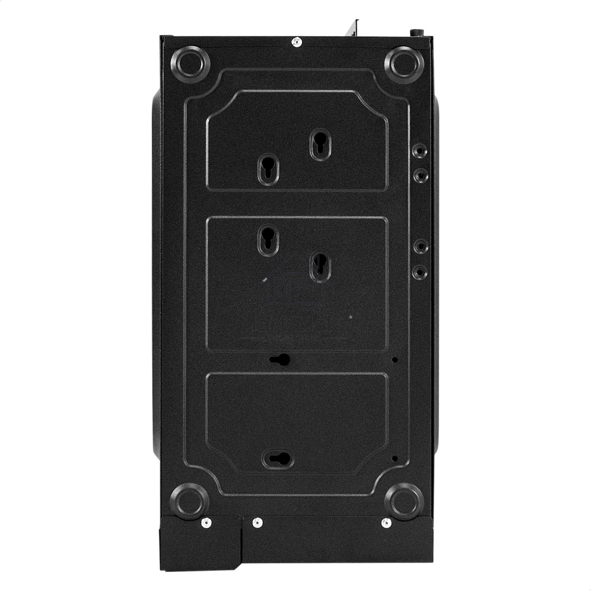 Компьютерный корпус Miditower ExeGate AA-443 (ATX, без БП, 2*USB+HD Audio, черный)