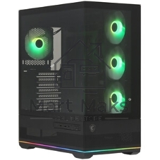 Компьютерный корпус MSI MAG Pano 110R PZ черный без БП ATX 6x120мм 7x140мм 2xUSB 3.0 1xUSB3.1 audio AirDuct bott PSU