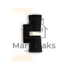Настенный светодиодный светильник с акрилом Ambrella light FW196 BK/S черный/песок LED 3000K 12W 70*200*100