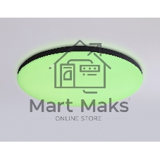 Умный светодиодный светильник FZ2004 BK черный IP54 20W 3000K-6500K+RGB Wi-Fi Алиса/Tuya/Smart Home/Alexa D300*55 (ПДУ ИК)