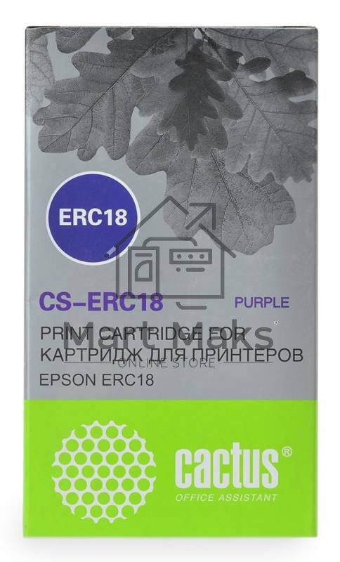 Картридж матричный Cactus CS-ERC18 фиолетовый 12.7мм, 12м для Epson ERC 18/Samsung ER4615-R