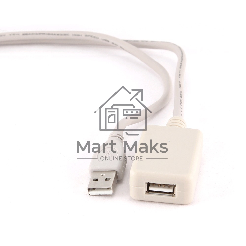 Кабель Gembird UAE016 USB 2.0 кабель удлинительный !!!Активный!!! 4.8м AM/AF
