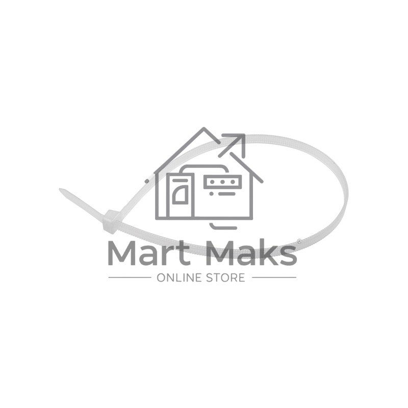 Хомут-стяжкa нейлоновая с тройным замком Rexant 200x4,8 мм, белая, упаковка 100 шт.