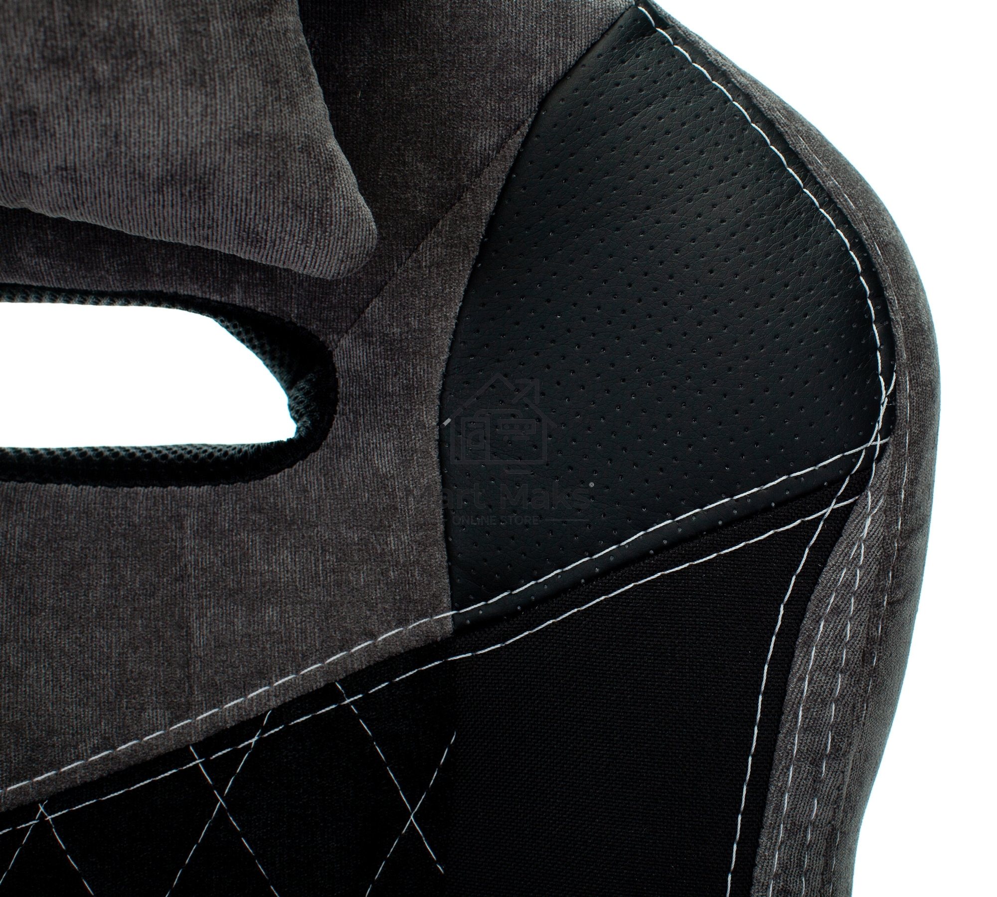 Кресло игровое Бюрократ VIKING 6 KNIGHT B FABRIC черный крестовина металл/пластик