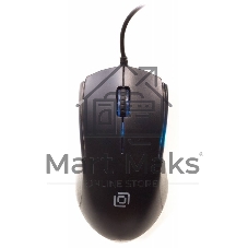 Мышь проводная Oklick 245M черный, 1000 dpi, USB, кнопки - 3
