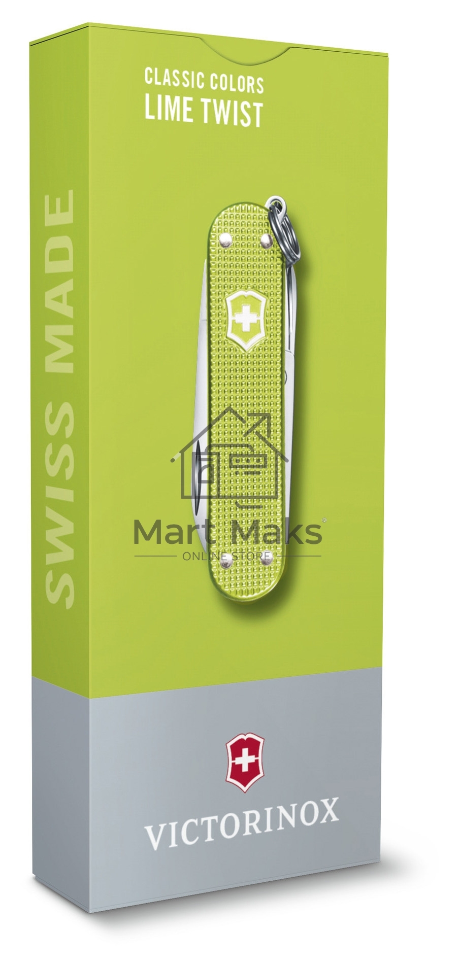 Нож перочинный Victorinox Classic Lime Twist (0.6221.241G) 58мм 7 функций карт.коробка