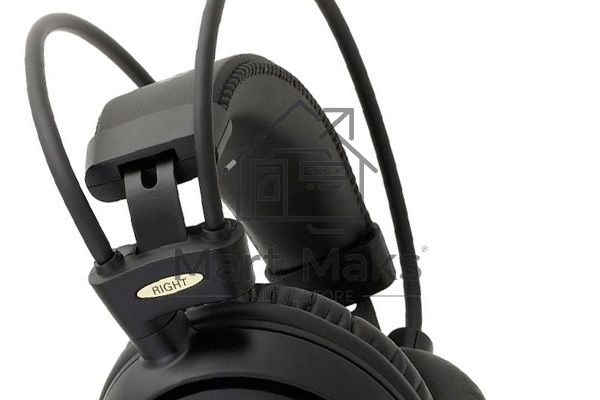 Наушники AUDIO-TECHNICA ATH-AVC500, дуговое крепление, част. диапазон: 10-25000Гц, макс. входн. мощность 1800мВт, чувствит. 106дБ/мВт, сопростивление 40Ом, диаметр мембраны 53мм, шнур 3м, штекер 3,5мм, в комплекте адаптер на 6,3мм