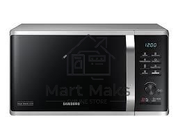 Микроволновая печь Samsung MG-23K3575AS черный /серебристый, 23 л, 800 Вт, переключатели - кнопки/поворотный механизм