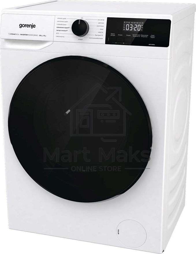 Стирально-сушильная машина Gorenje W1D2A164ADS (20010443) белый загр. фронтальная макс.: 10 кг 1400об/мин класс: А