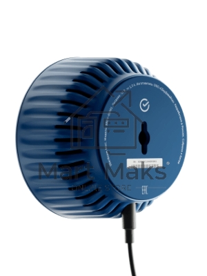 Умная колонка Sber SberBoom Mini, 5Вт, 1.0, мультирум, стереопара, детектор шума, световая индикация, Wi-Fi, Bluetooth 5.0, Салют, синий нептун