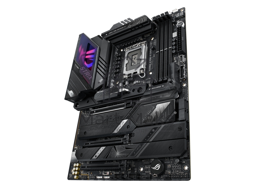 Материнская плата ASUS ROG STRIX Z790-E GAMING WIFI, LGA 1700, Intel Z790, 4xDDR5, 4xSATA, 5xM.2, 1xPCIe 5.0 x16, 2xPCIe 4.0 x4, 1xHDMI, 1xDP, 1x 2.5Gb LAN, 6xUSB-A 3.2 Gen 2, 4xUSB-A 3.2 Gen 1, 5x3.5 мм, 7.1, Standard-ATX