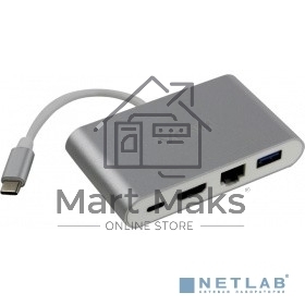Кабель-адаптер USB3.1 Type-CM-->HDMI+USB3.0+RJ45+PD charging VCOM <CU455> Кабель-адаптер USB3.1 Type-CM-->HDMI+USB3.0+RJ45+PD charging VCOM <CU455>