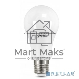 Лампа светодиодная GAUSS LD102502212LED A60 globe 12W E27 4100K
